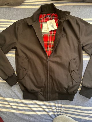 Chaqueta Bomber Fred Perry Negra
