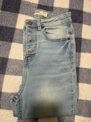 Vaqueros Pitillo Denum Inside Azul Talla 34