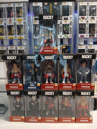 Lote 11 Figuras Minix Bandai Serie Rocky