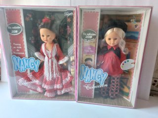 2 Muñecas Nancy Colección (Pintora y Flamenca)