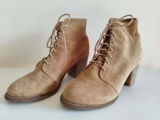 Zapatos vintage de piel con cordones, 40EU