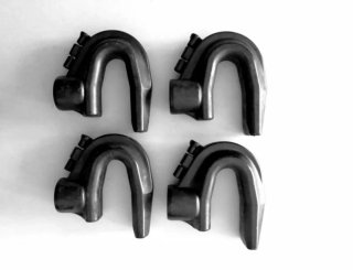 Set de 4 Gomas Gancho pasador tipo Stihl