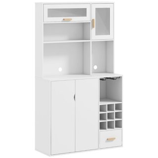Mueble Despensa con Portabottellas, Armarios, Esta