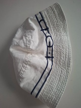 Gorro Diesel de pescador blanco y azul Bucket hat