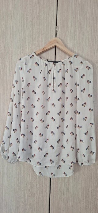 Blusa fluida de Zara, talla S