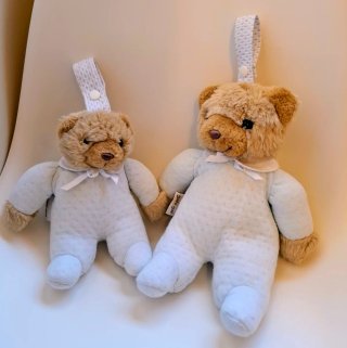 Set 2 Peluches Portaobjetos para cochecito de bebé