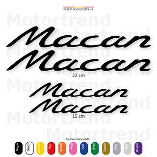 Kit Vinilos Porsche Macan