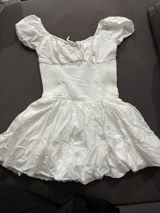 Vestido blanco Hollister