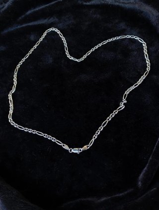 Cadena Figaro de Plata 925 50cm Sello S925