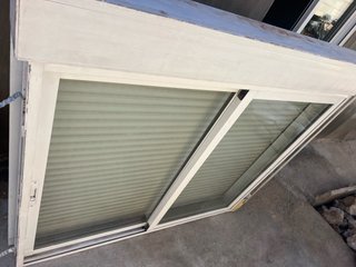 3 Ventanas Correderas con Persianas 150cm*135cm