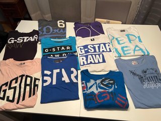 Lote 10 Camisetas G-Star y otras marcas
