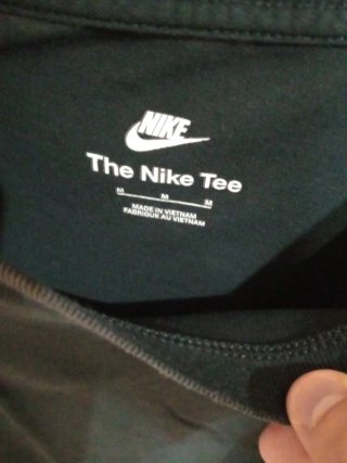 Camiseta Nike Negra Básica talla M.