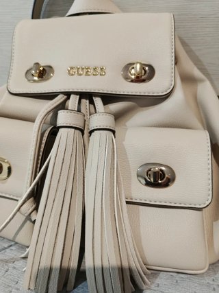 Mochila Guess Beige
