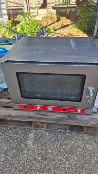 Horno industrial de acero inoxidable