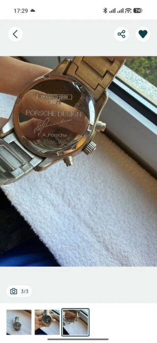 Relógio Porsche Design Cronógrafo