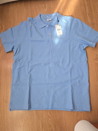 Polo Azul Mango Talla XL