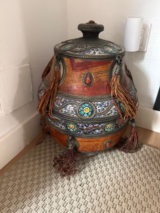 Vasija Tibor Decorativa Estilo Marroquí