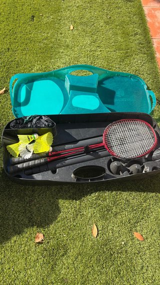 Juego de Bádminton con red y estuche