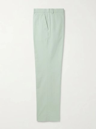 Pantalones Verdes de Corte Recto