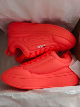 Zapatillas Fila Naranja Neón Talla 37