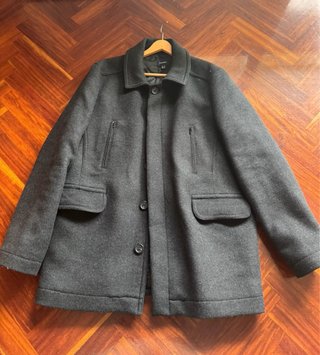 Chaquetón de paño gris Easy Wear