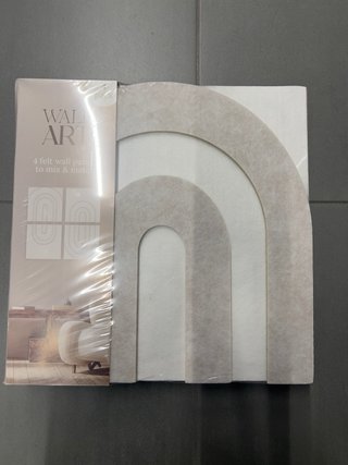 Set de 4 Paneles Decorativos de Pared