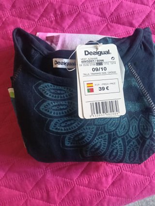Vestido Desigual Negro Talla M