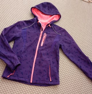 Cazadora Deportiva Tenth Morada y Rosa