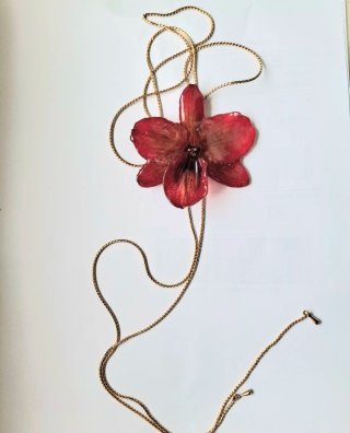 Collana Saliscendi Orchidea