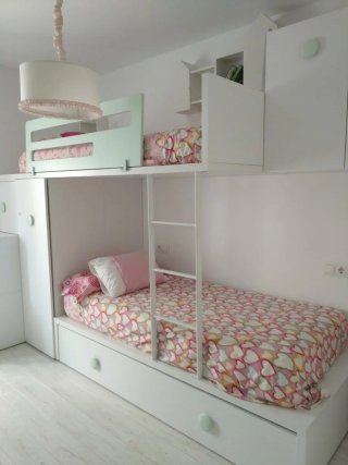 Litera con Cama Nido y Armarios