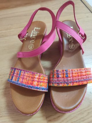 Sandalias de Piel Lince Talla 38
