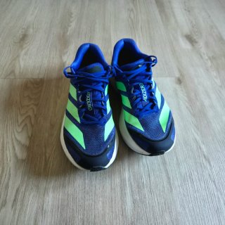 Zapatillas Adidas Adizero Boston 13 Azul y Verde