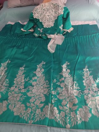Traje de fallera verde
