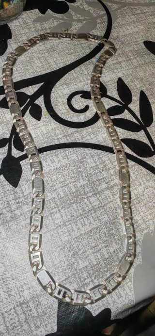 Cadena de plata italiana