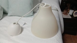 Lámpara de techo IKEA blanca