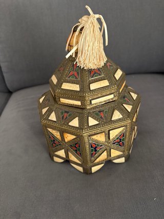 Cofre Joyero Artesanal Estilo Marroquí
