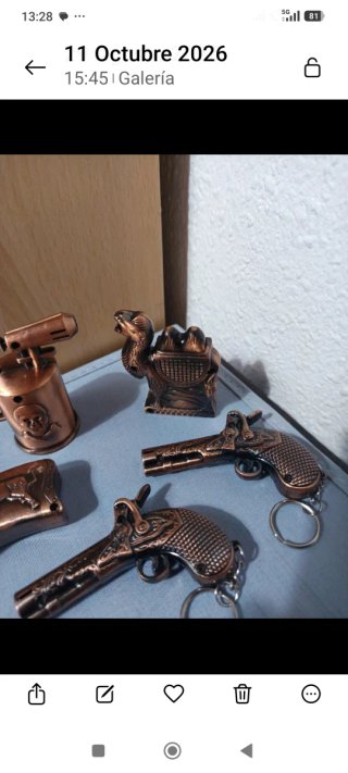 Set di 5 accendini vintage 12 euro ciascuno