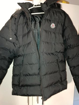 Chaqueta Moncler Negra Talla XL