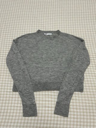 Jersey fino gris Zara