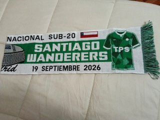 Bufanda conmemorativa Real Madrid,Wanderers Sub-20