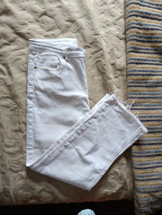 Pantalón Blanco, super high waist