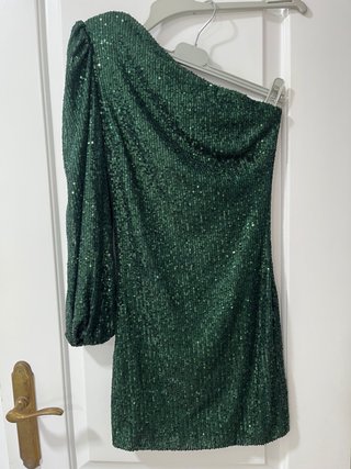 Vestido de lentejuelas verde