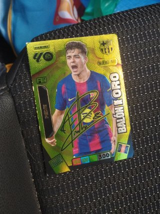 Cromo Panini Pedri Balón de Oro