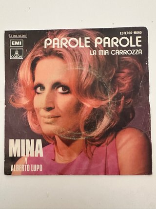 Vinilo Mina y Alberto Lupo - Parole Parole