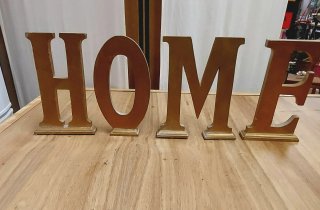 Letras de madera decorativas HOME