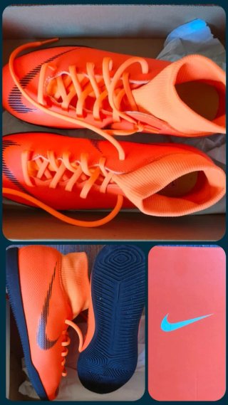 Zapatillas Nike Fútbol Sala Naranja Flúor