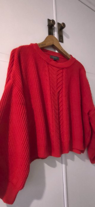 Jersey Primark Rojo Trenzado