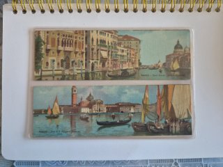 2 Postales Antiguas de Venecia (Años 50)