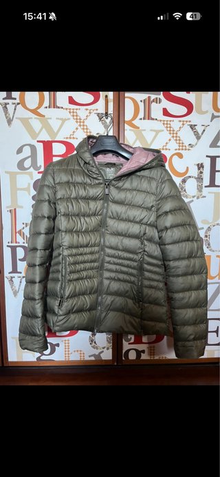 Piumino verde