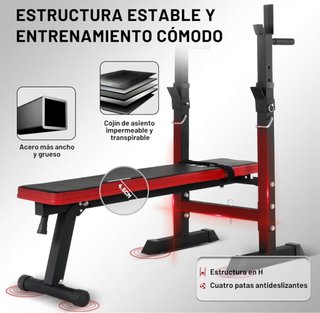 Banco de Pesas Ajustable para Press Banca